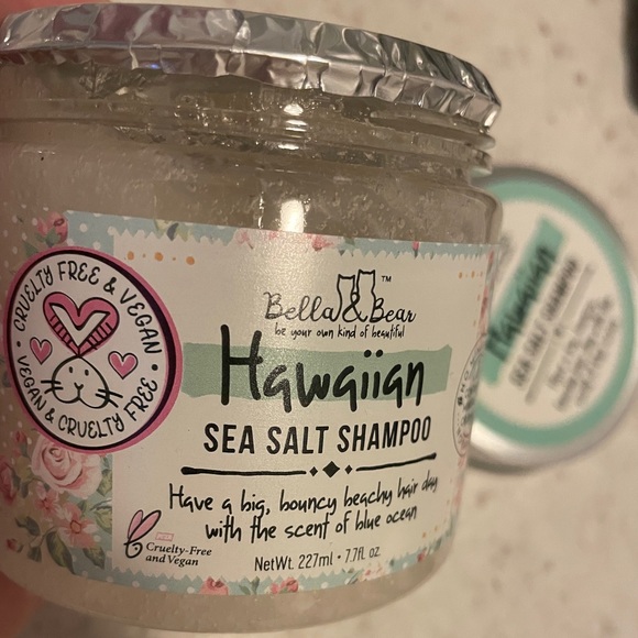 Bella & Bear Hawaiian Sea Salt Volumizing Shampoo, Exfoliating, Ocean Scent6.7oz - Picture 4 of 7